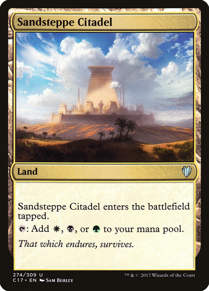 Sandsteppe Citadel [Commander 2017] | Silver Goblin
