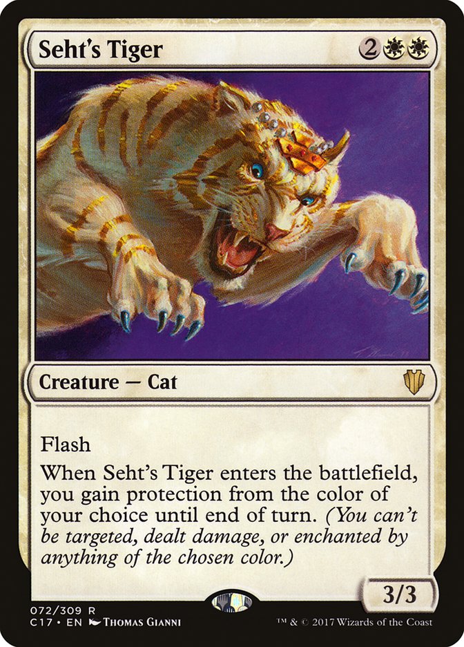Seht's Tiger [Commander 2017] | Silver Goblin