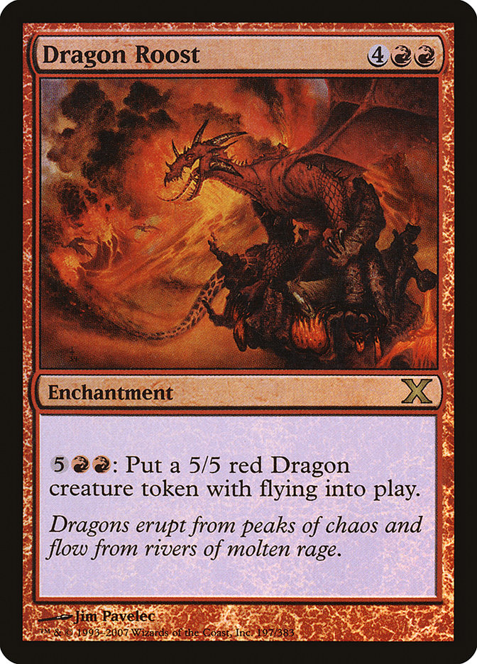 Dragon Roost (Premium Foil) [Tenth Edition] | Silver Goblin