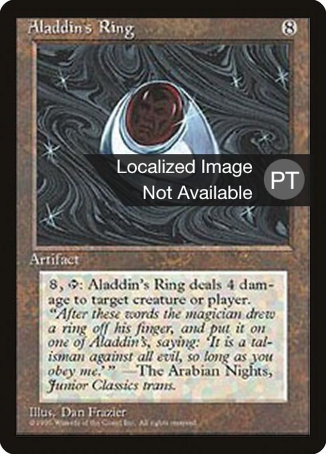 Aladdin's Ring [Fourth Edition (Foreign Black Border)] | Silver Goblin