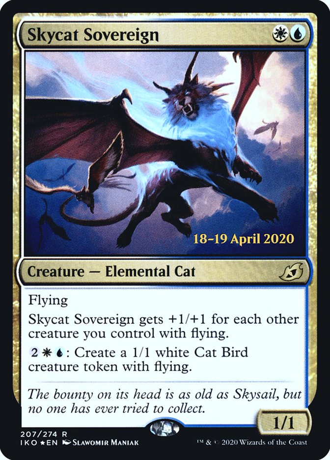Skycat Sovereign [Ikoria: Lair of Behemoths Prerelease Promos] | Silver Goblin