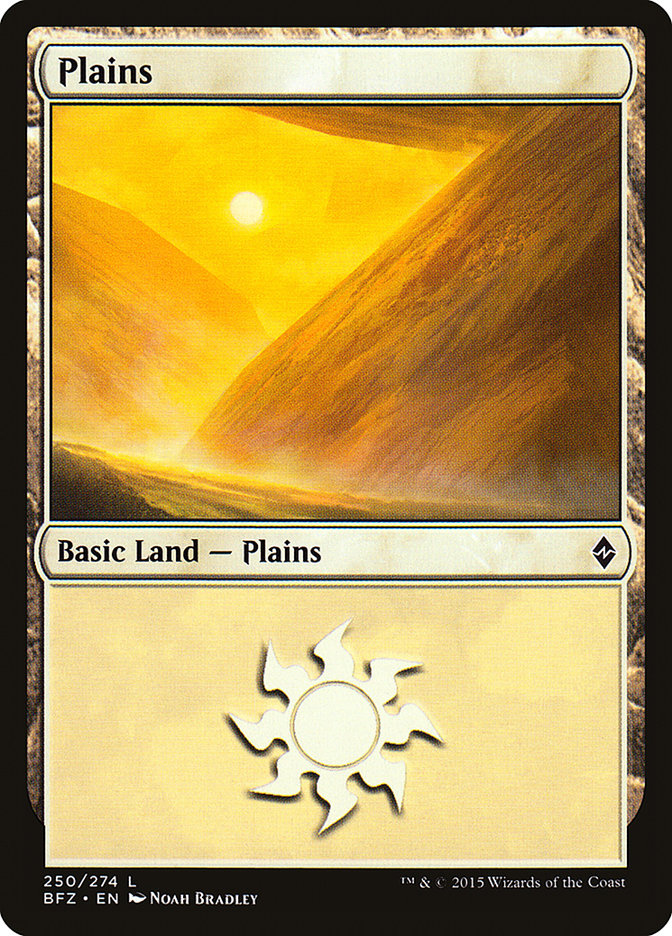 Plains (250) [Battle for Zendikar] | Silver Goblin