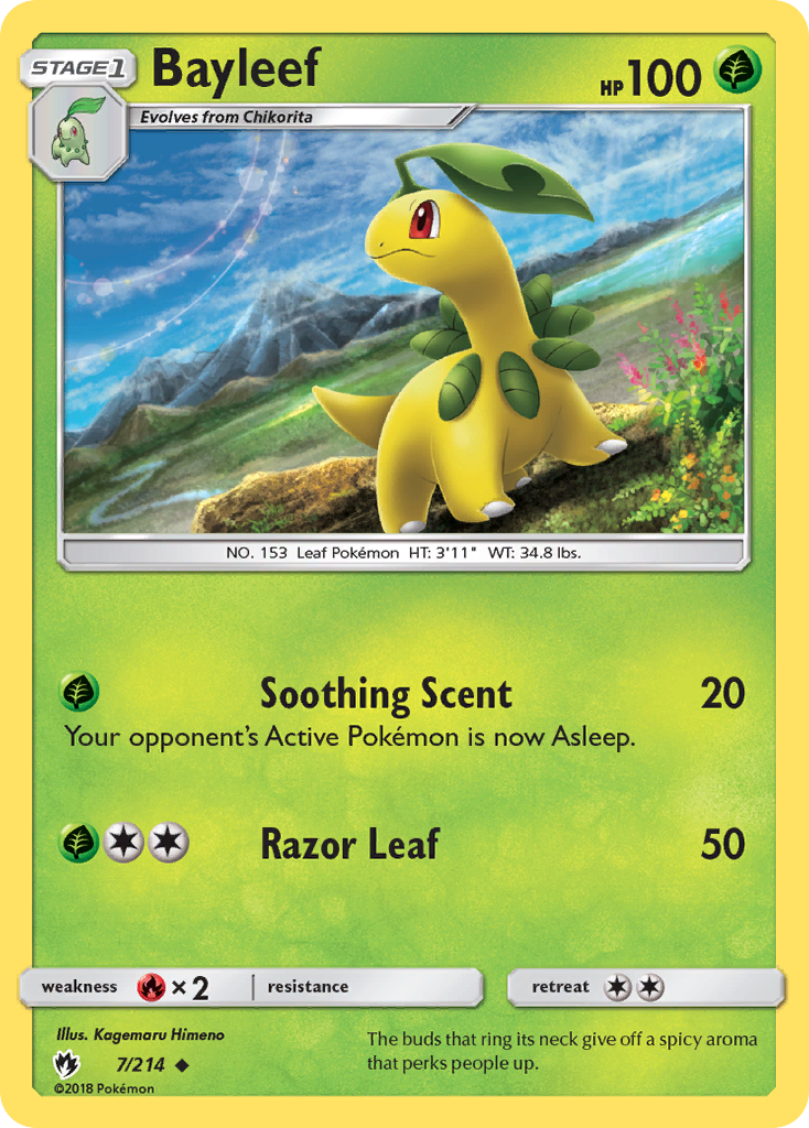 Bayleef (7/214) [Sun & Moon: Lost Thunder] | Silver Goblin