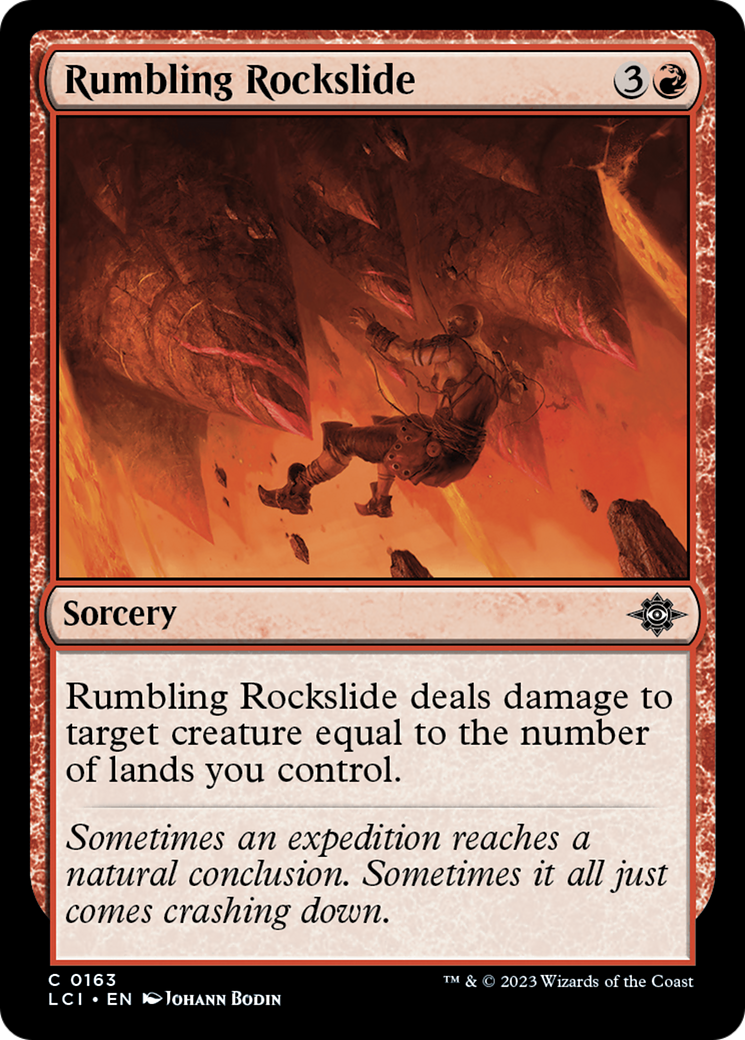 Rumbling Rockslide [The Lost Caverns of Ixalan] | Silver Goblin