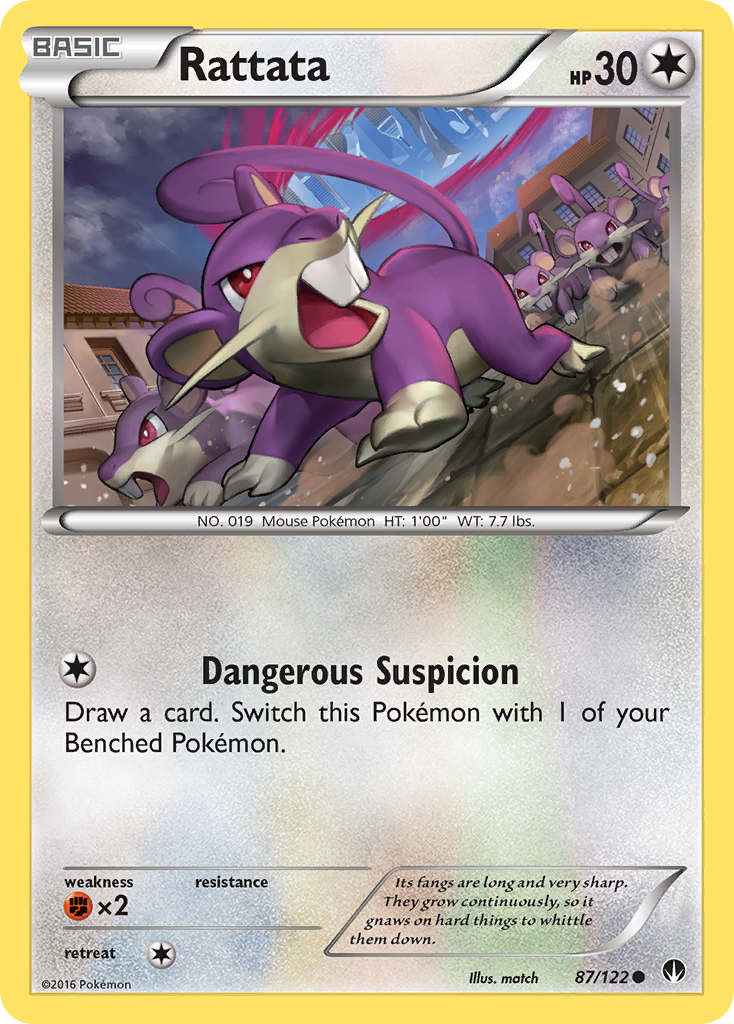 Rattata (87/122) [XY: BREAKpoint] | Silver Goblin