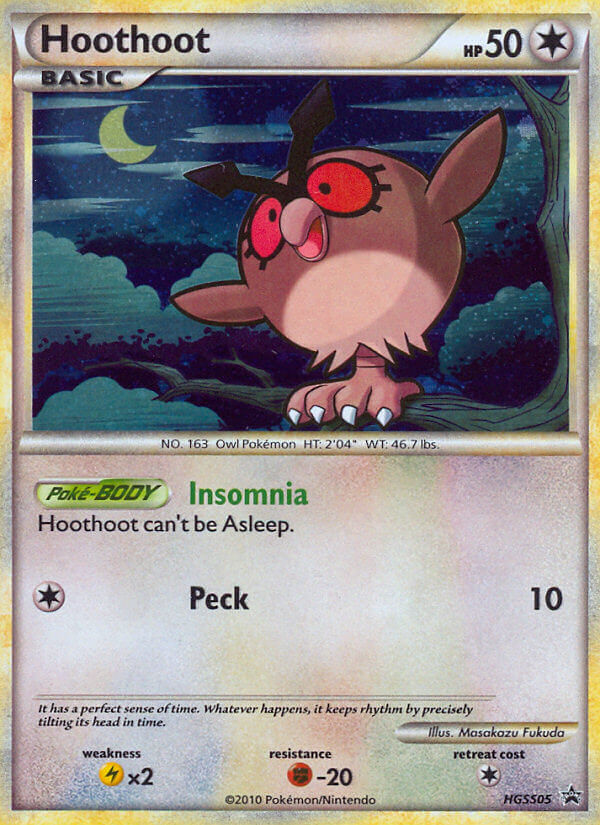 Hoothoot (HGSS05) [HeartGold & SoulSilver: Black Star Promos] | Silver Goblin