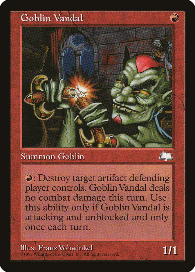 Goblin Vandal [Weatherlight] | Silver Goblin