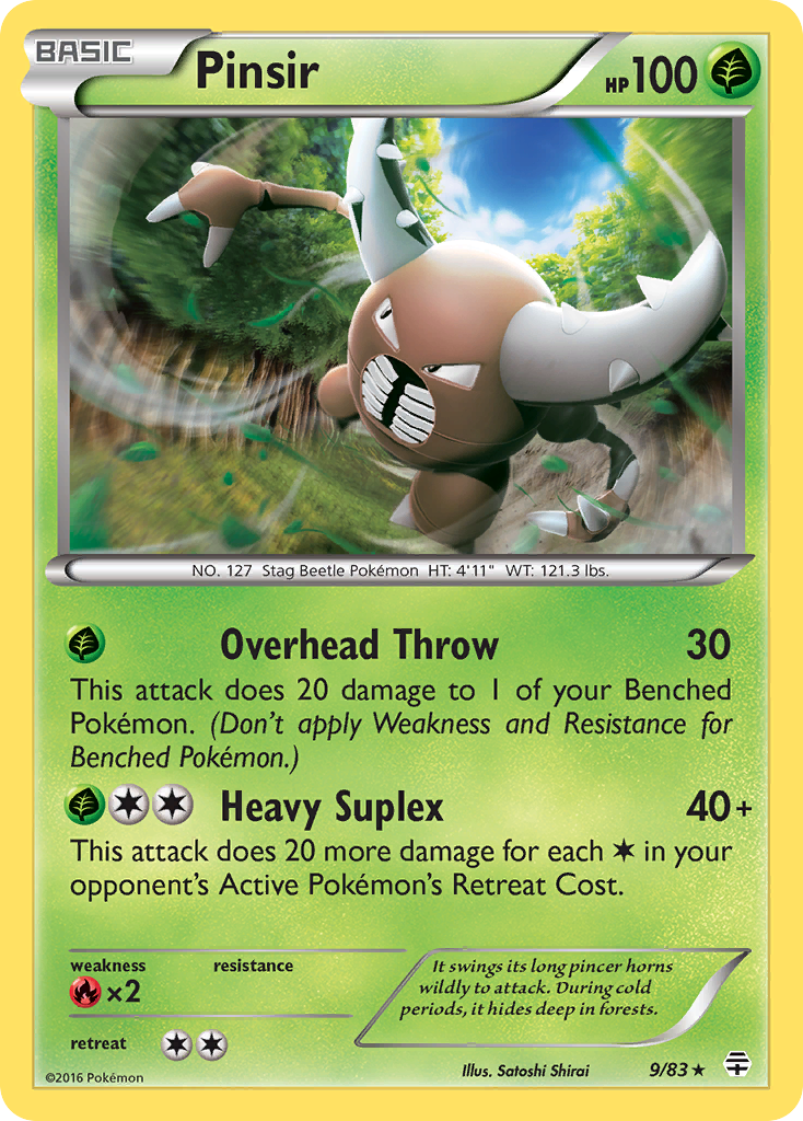 Pinsir (9/83) [XY: Generations] | Silver Goblin