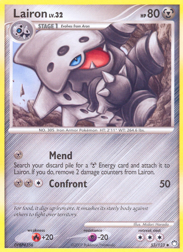 Lairon (53/123) [Diamond & Pearl: Mysterious Treasures] | Silver Goblin