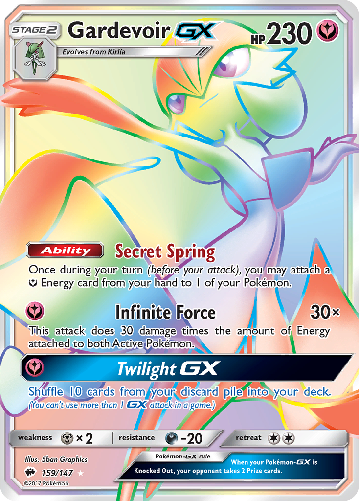 Gardevoir GX (159/147) [Sun & Moon: Burning Shadows] | Silver Goblin