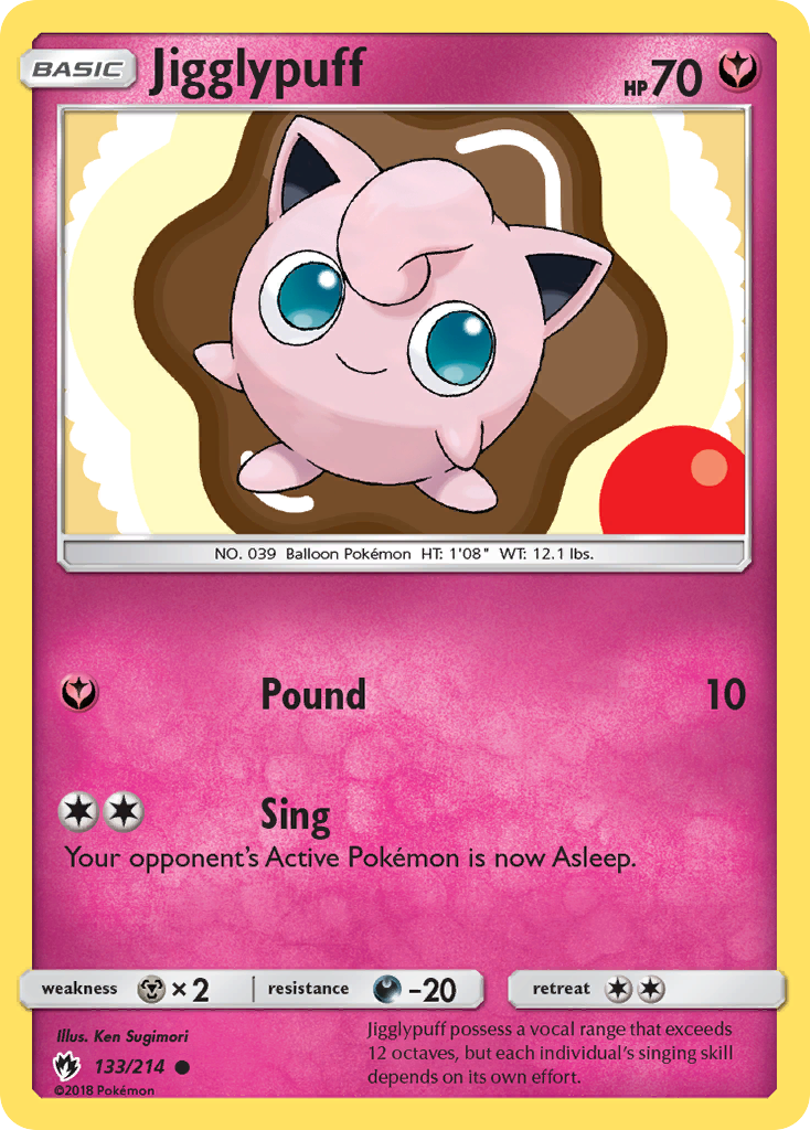 Jigglypuff (133/214) [Sun & Moon: Lost Thunder] | Silver Goblin