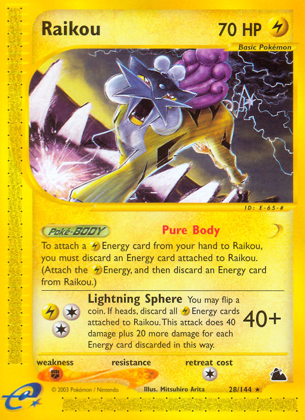 Raikou (28/144) [Skyridge] | Silver Goblin