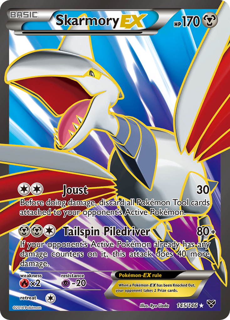 Skarmory EX (145/146) [XY: Base Set] | Silver Goblin