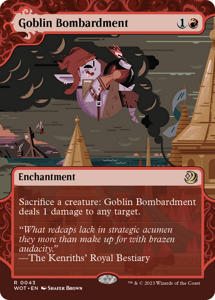 Goblin Bombardment [Wilds of Eldraine: Enchanting Tales] | Silver Goblin