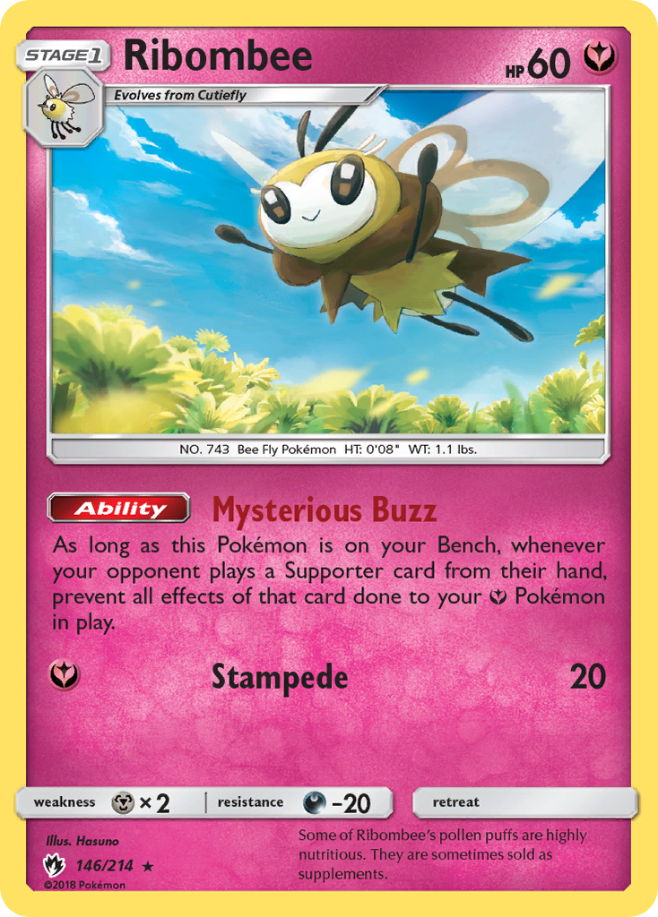 Ribombee (146/214) [Sun & Moon: Lost Thunder] | Silver Goblin