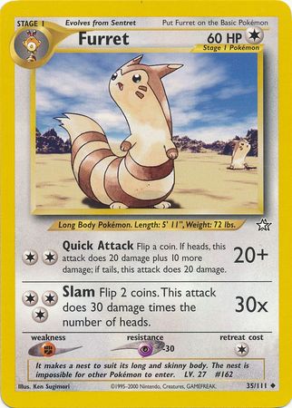 Furret (35/111) [Neo Genesis Unlimited] | Silver Goblin