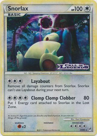 Snorlax (33/95) (Prerelease Promo) [Nintendo: Black Star Promos] | Silver Goblin