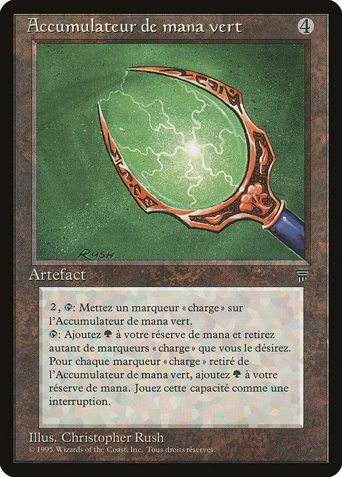 Green Mana Battery (French) - "Accumulateur de mana vert" [Renaissance] | Silver Goblin