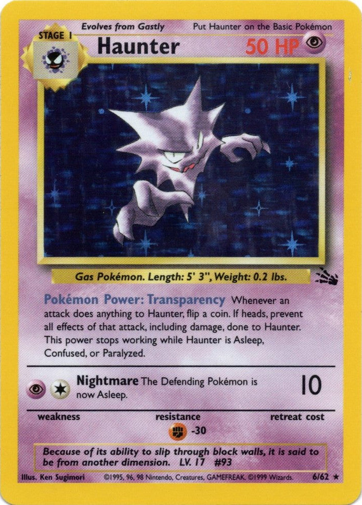 Haunter (6/62) [Fossil Unlimited] | Silver Goblin