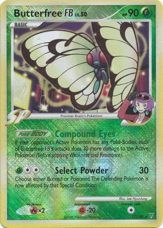 Butterfree FB LV.50 (17/147) (League Promo) [Platinum: Supreme Victors] | Silver Goblin