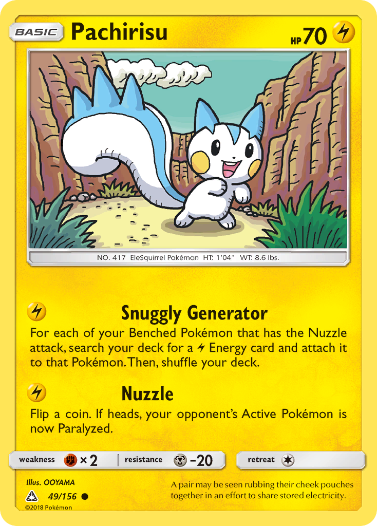 Pachirisu (49/156) [Sun & Moon: Ultra Prism] | Silver Goblin