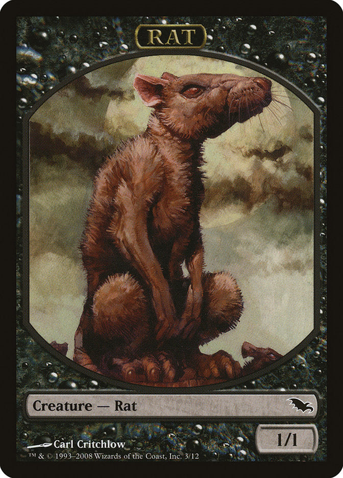 Rat Token [Shadowmoor Tokens] | Silver Goblin