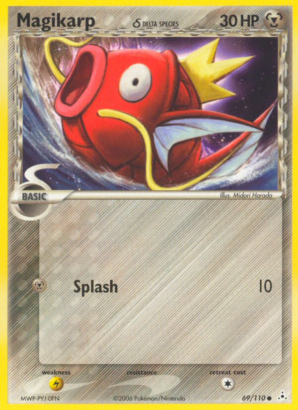 Magikarp (69/110) (Delta Species) [EX: Holon Phantoms] | Silver Goblin