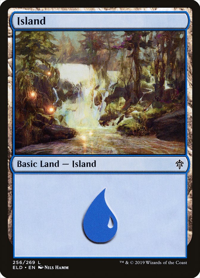 Island (256) [Throne of Eldraine] | Silver Goblin