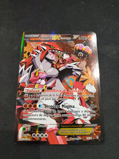 Team Magma's Groudon EX (15) Holofoil - Double Crisis
