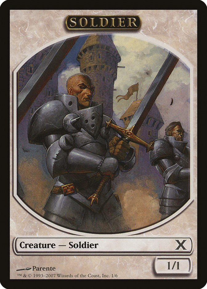 Soldier Token [Tenth Edition Tokens] | Silver Goblin