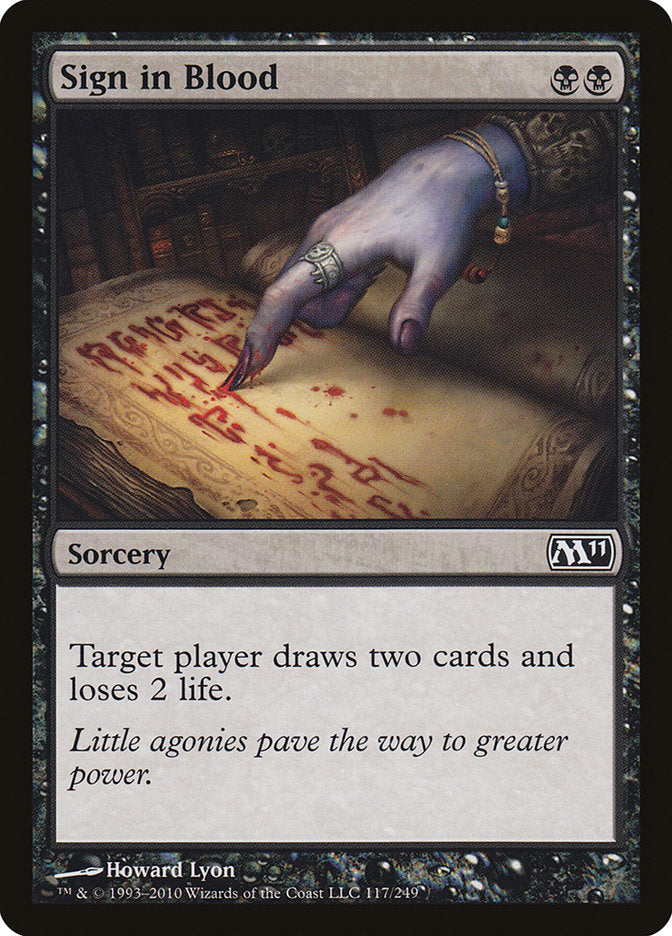 Sign in Blood [Magic 2011] | Silver Goblin