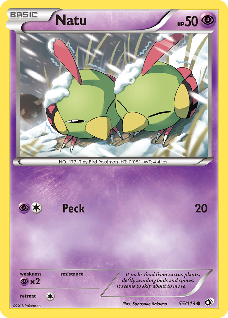 Natu (55/113) [Black & White: Legendary Treasures] | Silver Goblin