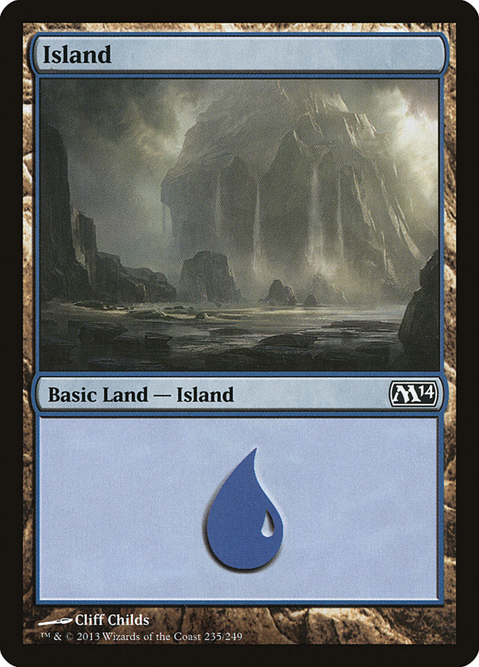 Island (235) [Magic 2014] | Silver Goblin