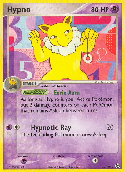 Hypno (25/112) [EX: FireRed & LeafGreen] | Silver Goblin