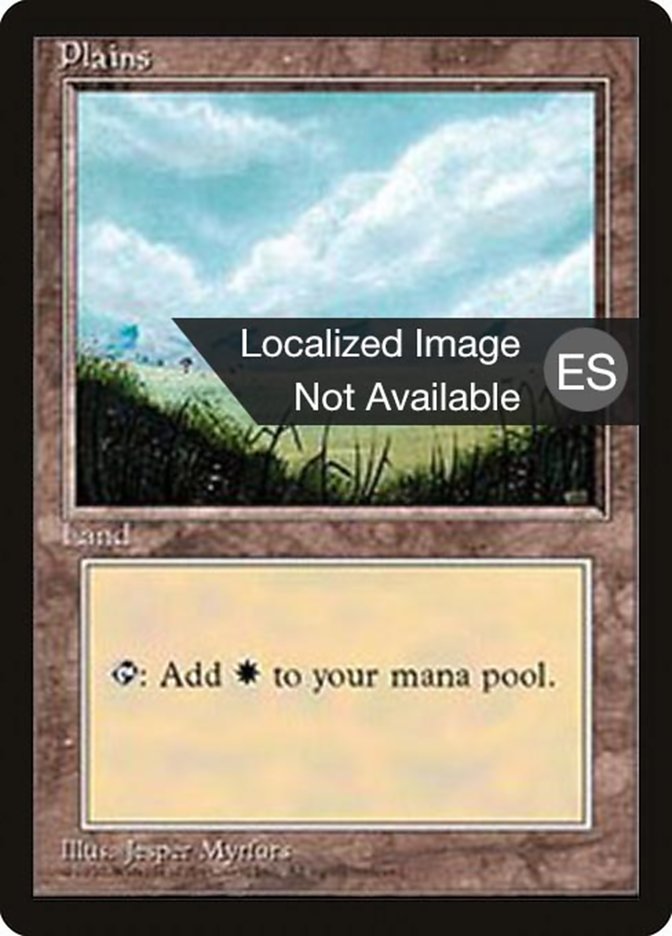 Plains (A) [Fourth Edition (Foreign Black Border)] | Silver Goblin