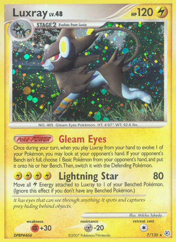 Luxray (7/130) [Diamond & Pearl: Base Set] | Silver Goblin