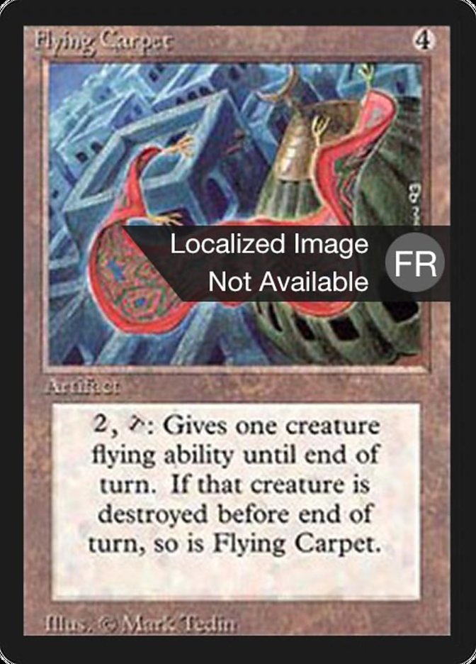 Flying Carpet [Foreign Black Border] | Silver Goblin