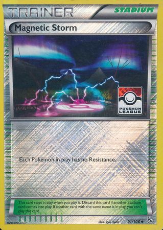 Magnetic Storm (91/106) (League Promo) [XY: Flashfire] | Silver Goblin