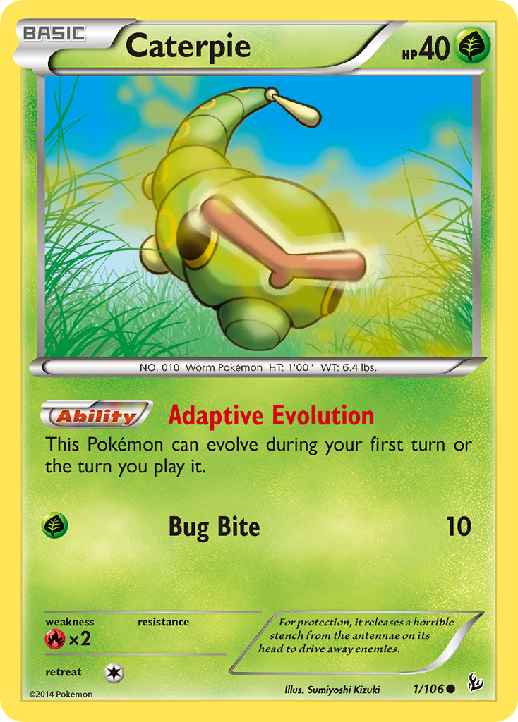 Caterpie (1/106) [XY: Flashfire] | Silver Goblin