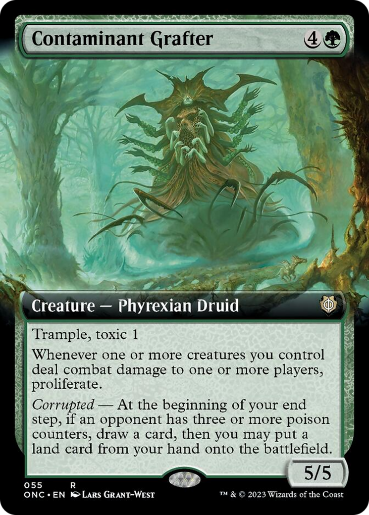 Contaminant Grafter (Extended Art) [Phyrexia: All Will Be One Commander] | Silver Goblin