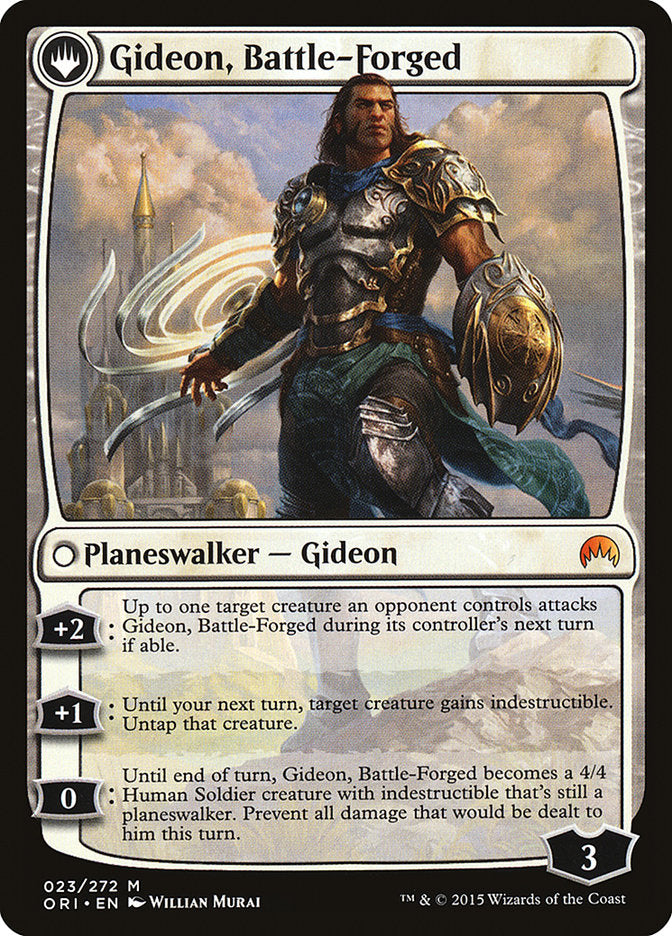 Kytheon, Hero of Akros // Gideon, Battle-Forged [Magic Origins] | Silver Goblin