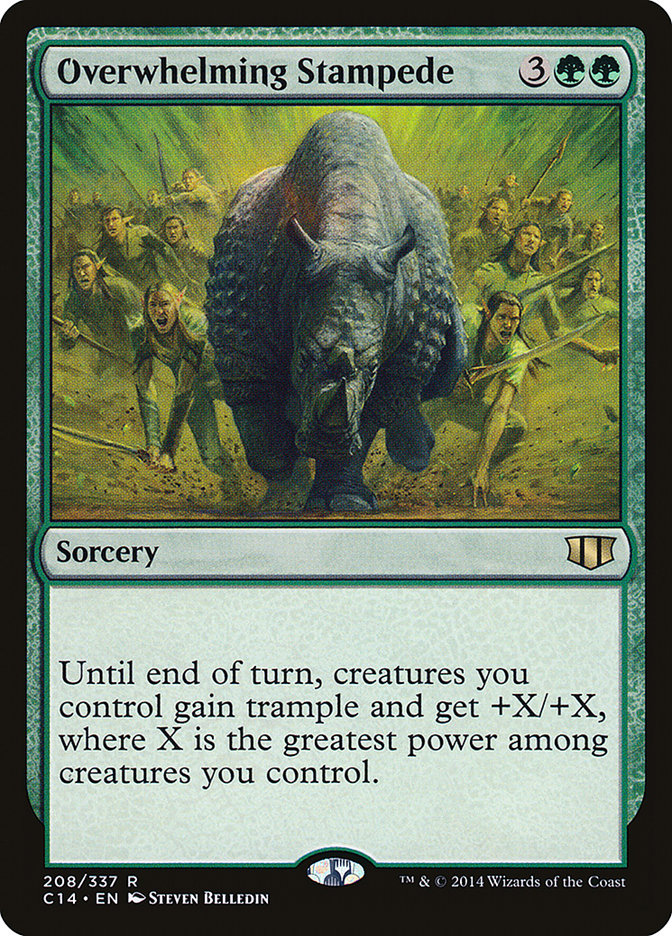 Overwhelming Stampede [Commander 2014] | Silver Goblin