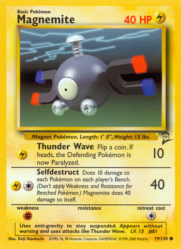 Magnemite (79/130) [Base Set 2] | Silver Goblin