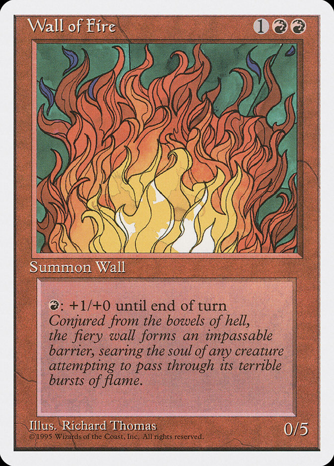 Wall of Fire [Fourth Edition] | Silver Goblin