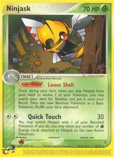 Ninjask (18/97) [EX: Dragon] | Silver Goblin