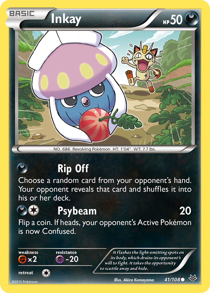 Inkay (41/108) [XY: Roaring Skies] | Silver Goblin