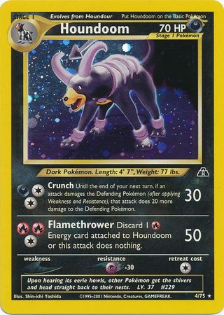 Houndoom (4/75) [Neo Discovery Unlimited] | Silver Goblin