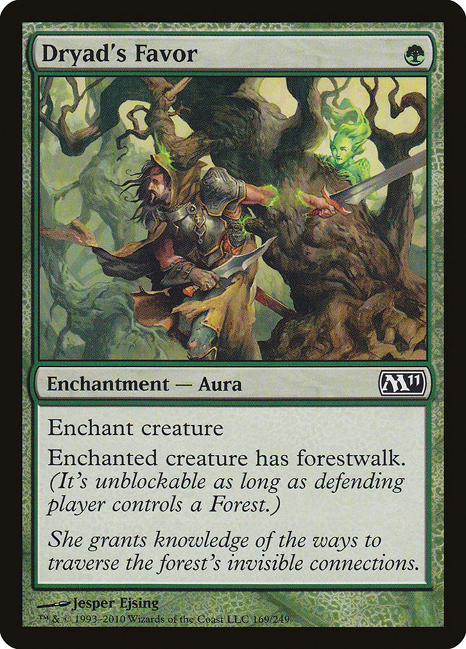 Dryad's Favor [Magic 2011] | Silver Goblin