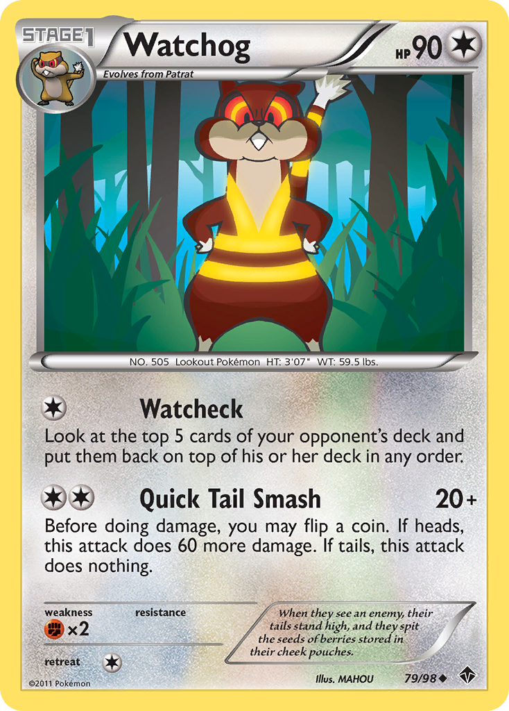 Watchog (79/98) [Black & White: Emerging Powers] | Silver Goblin