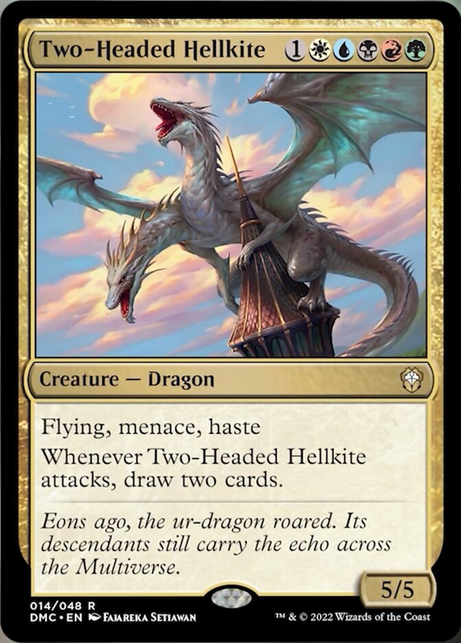 Two-Headed Hellkite [Dominaria United Commander] | Silver Goblin